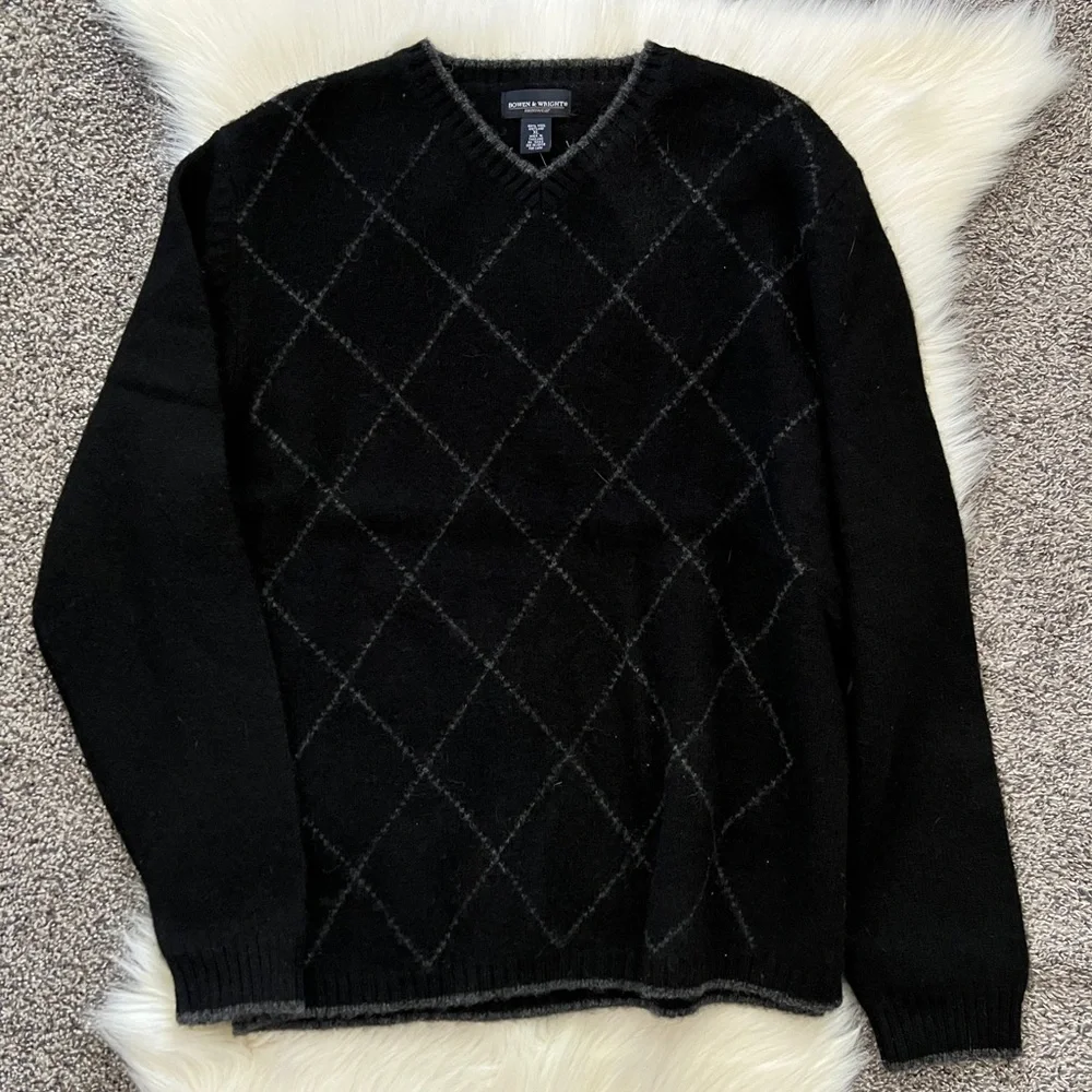 Men’s Crew Neck Wool Sweater Size XL